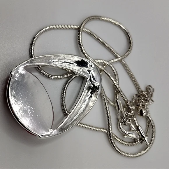 Pink Cats Eye pendant - Picture 2 of 4